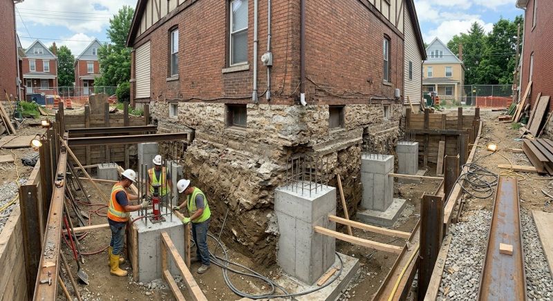 Structural Underpinning in Newtown, CT