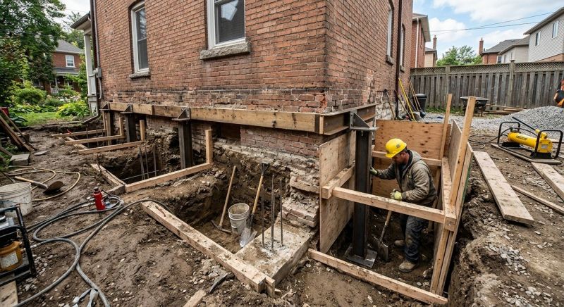 Underpinning Repair in Newtown, CT
